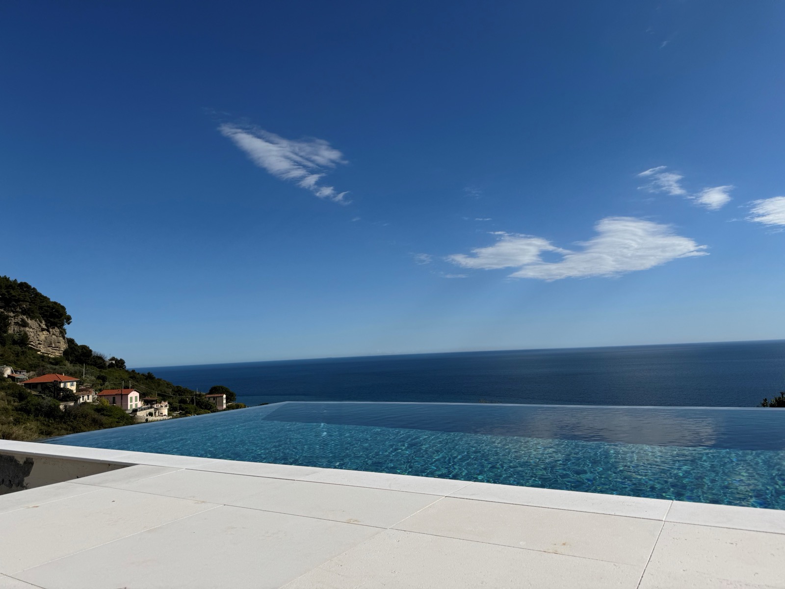 Infinity pool overlooking the Mediterranean